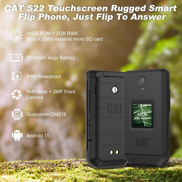 CAT S22 Rugged Flip Phone (16GB) - Image 8